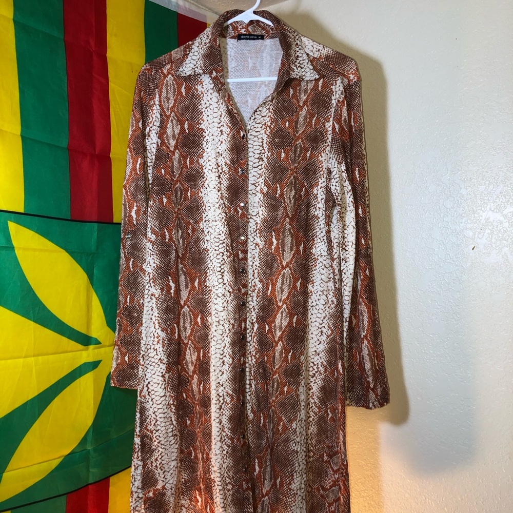 SNAKE SKIN DRESS
